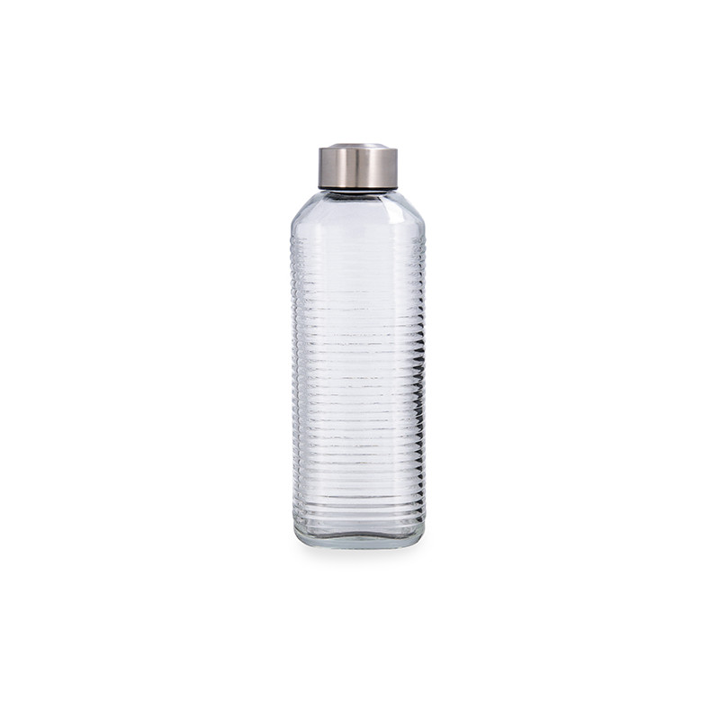 BOTELLA VIDRIO VELVET TRANSPARENTE