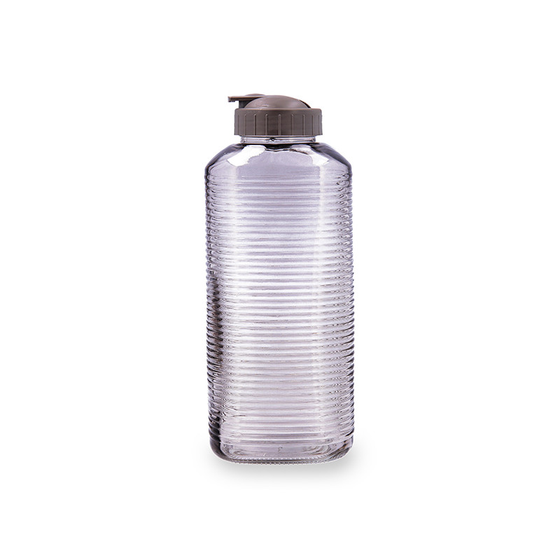 BOTELLA VIDRIO VELVET GRIS