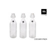 BOTELLA VIDRIO DECORADA SURTIDA