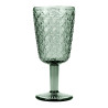COPA VIDRIO RELIEVE VERDE AGATA PACK-6