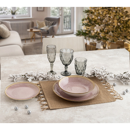 VASO AGUA GRIS MAIA PACK-6
