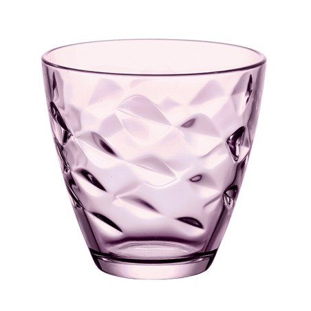 VASO AGUA ROSA FLORA PACK 6