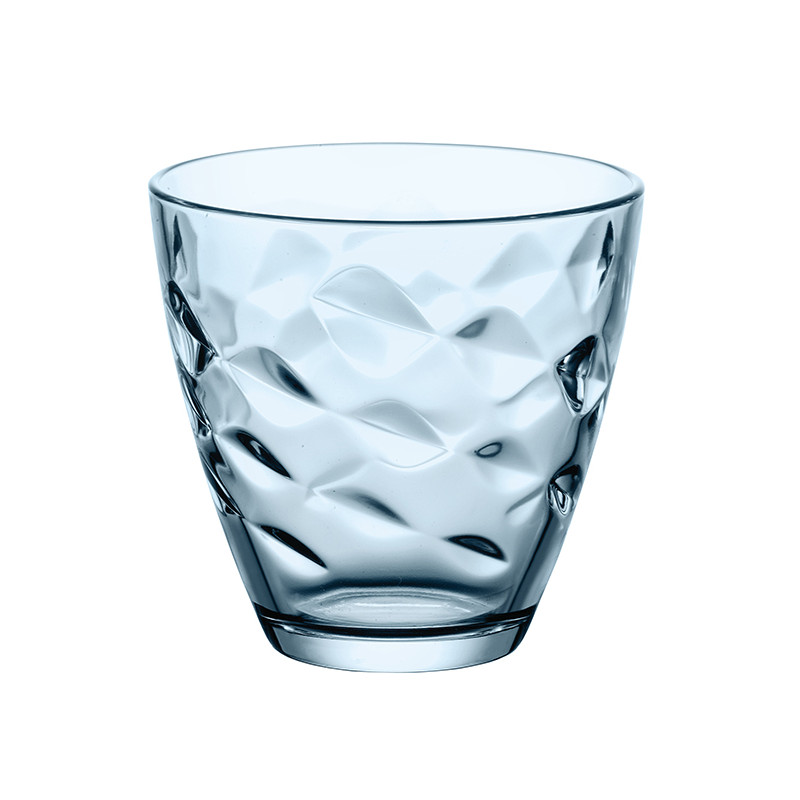 VASO AGUA AZUL FLORA PACK 6