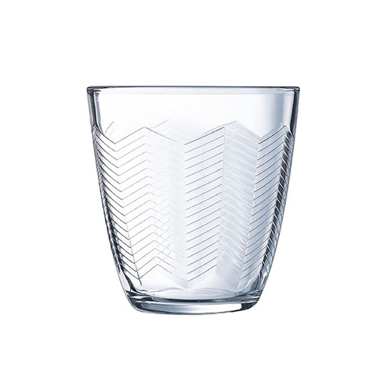 VASO AGUA CONCEPTO CHEVRON ECO PACK 6
