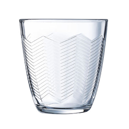 VASO AGUA CONCEPTO CHEVRON ECO PACK 6