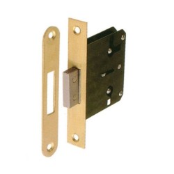 CERRADURA  EMBUTIR  LLAVE  LATON