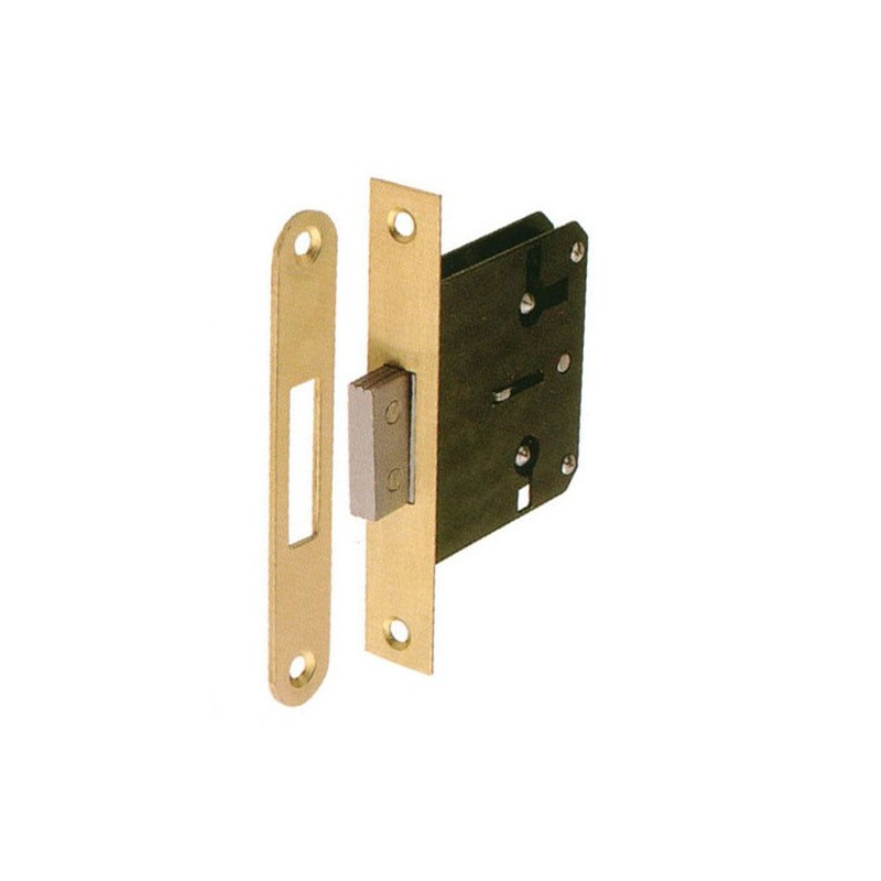 CERRADURA  EMBUTIR  LLAVE  LATON