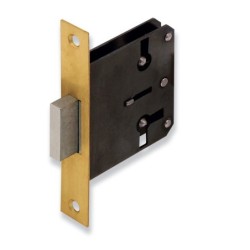 CERRADURA  EMBUTIR  LLAVE  LATON
