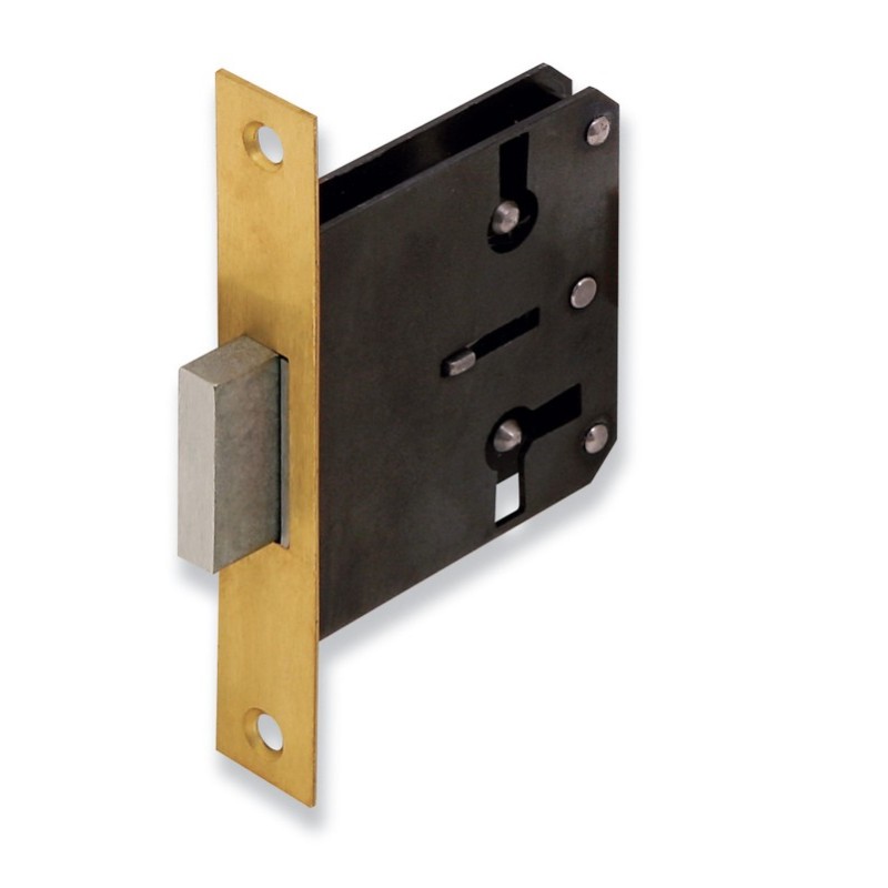 CERRADURA  EMBUTIR  LLAVE  LATON