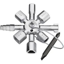LLAVE  UNIVERSAL  PARA  CABINAS  DE  CONTROL  KNIPEX  TWINKEY