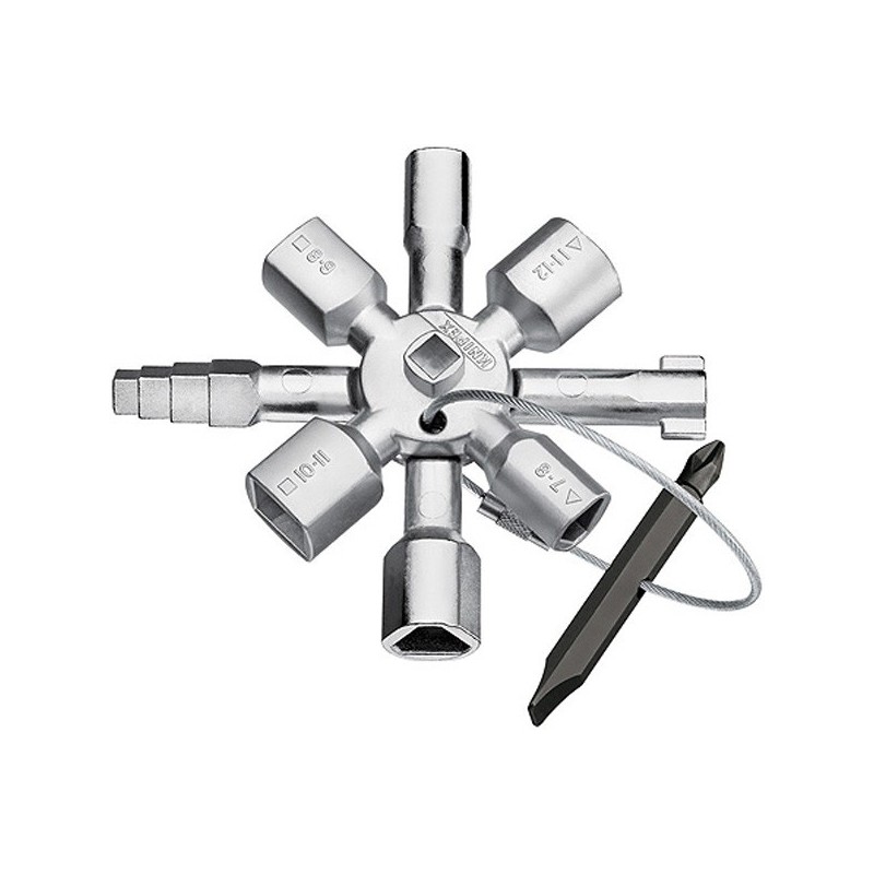 LLAVE  UNIVERSAL  PARA  CABINAS  DE  CONTROL  KNIPEX  TWINKEY