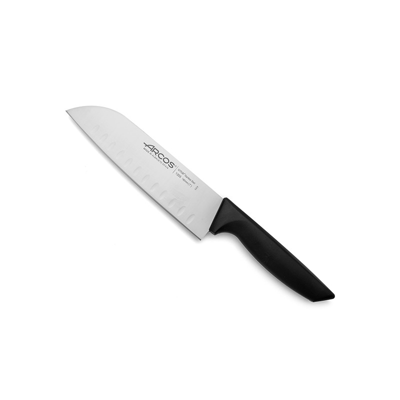 CUCHILLO SANTOKU ALVEOLADO NIZA