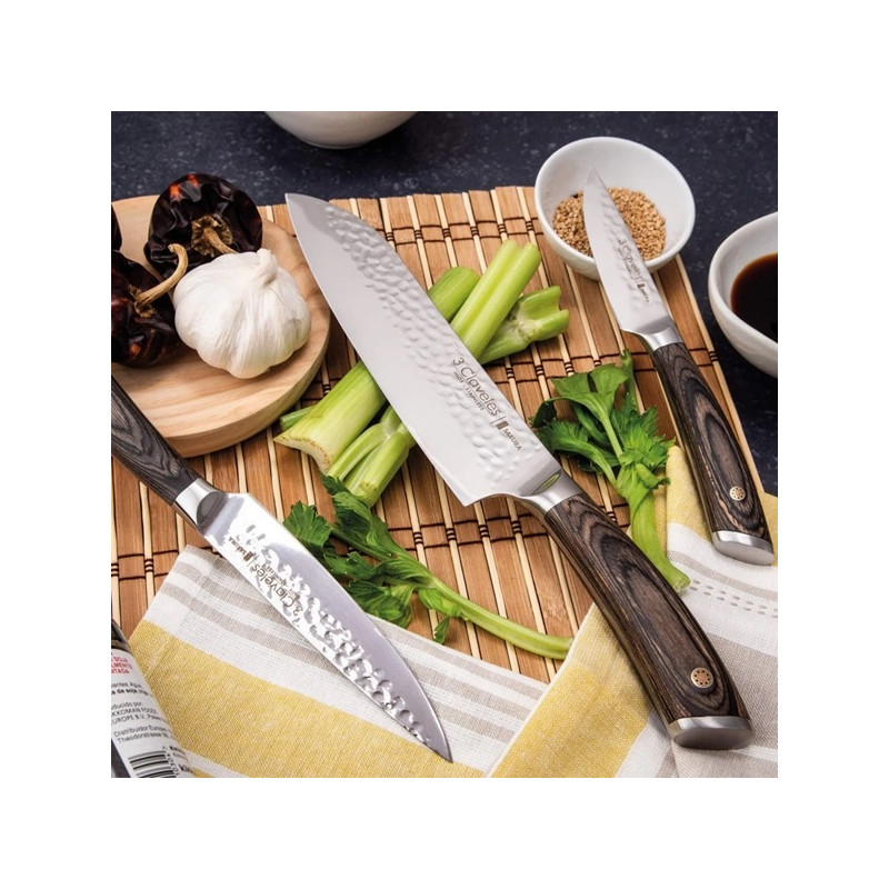 CUCHILLOS COCINA FORJADO SAKURA SET-3