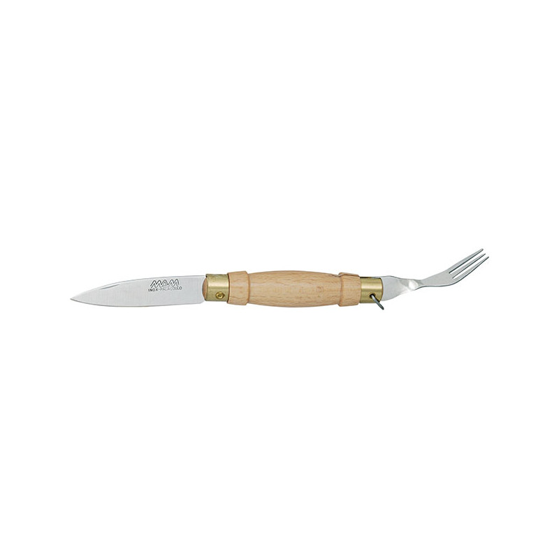 NAVAJA CON TENEDOR INOX HOJA 6 CM