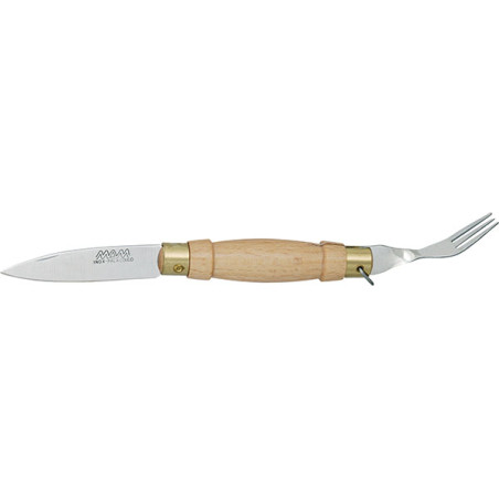 NAVAJA CON TENEDOR INOX HOJA 6 CM