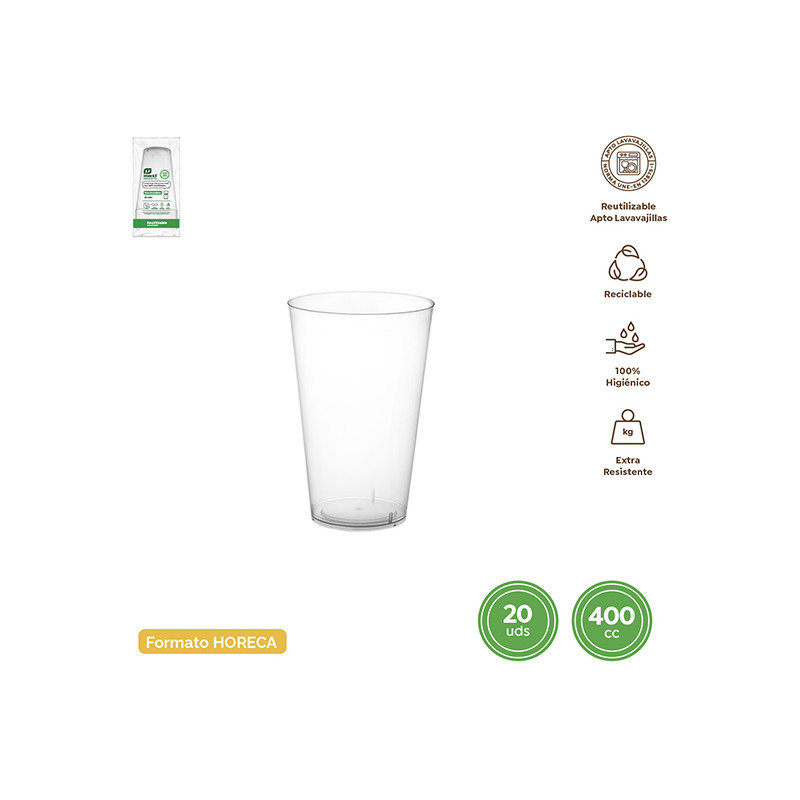 VASO PP INYECCION REUT. TRANSPARENTE B/20