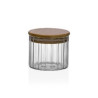 BOTE ALMACENAMIENTO BOROSILICATO TAPA BAMBU