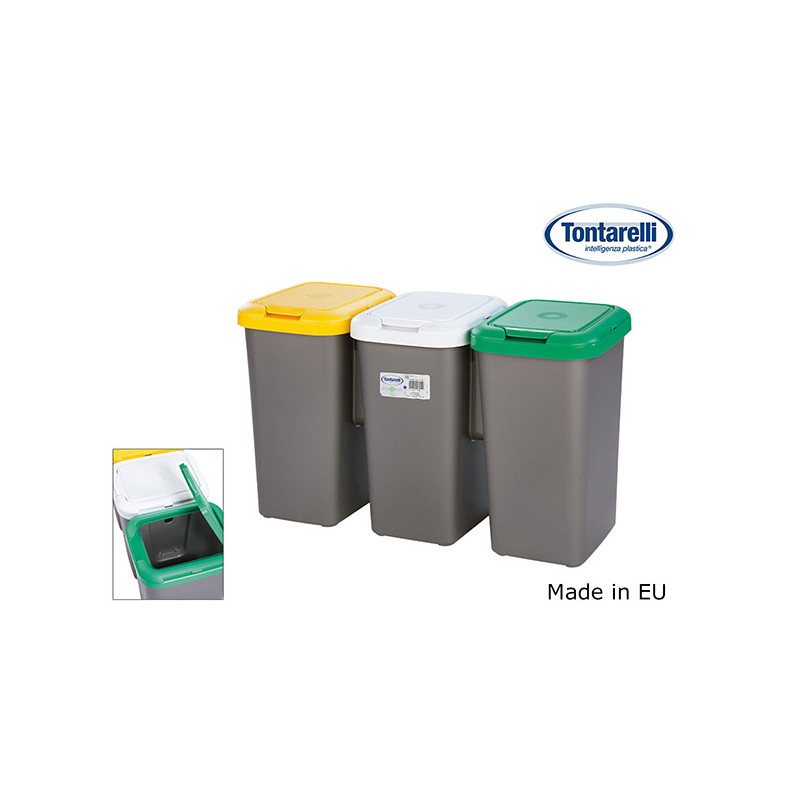 CUBO RECICLAJE SELECTIVO SET-3