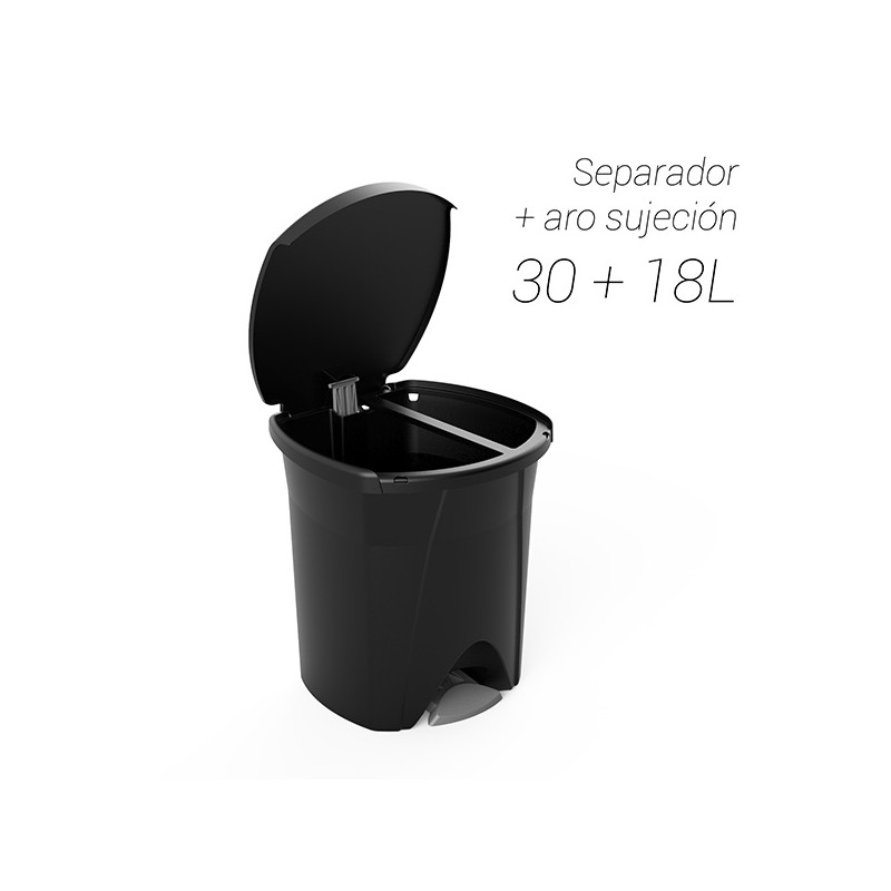CUBO PEDAL NATURE NEGRO