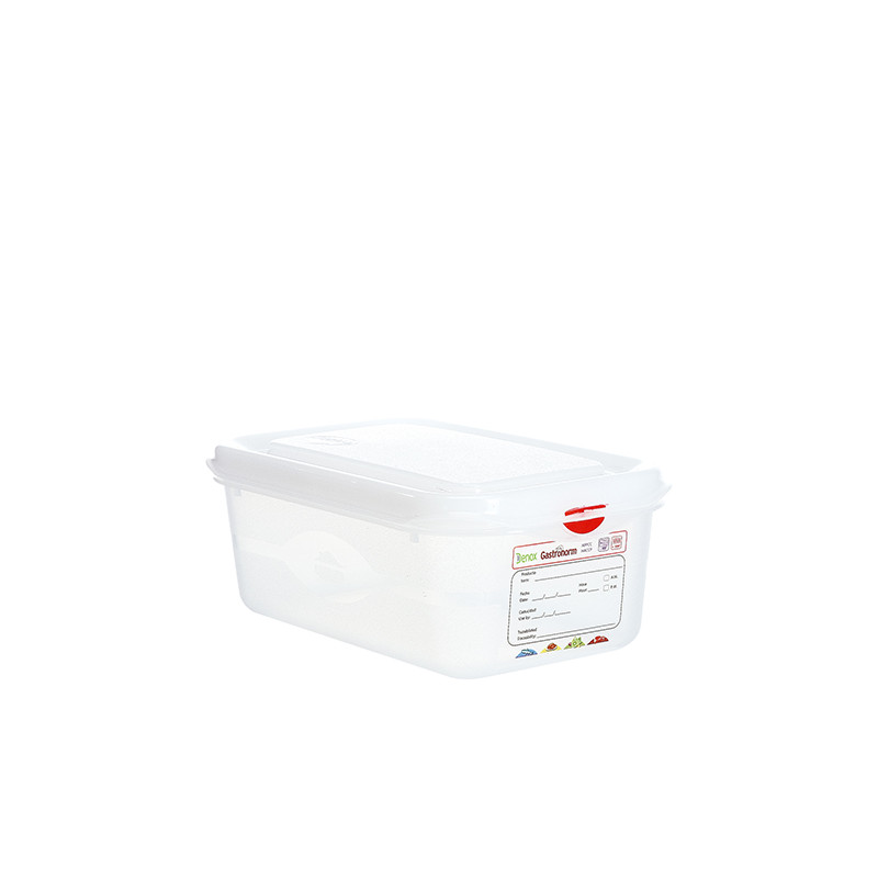 CONTENEDOR PROF GASTRONOX 1/4 H100 4 CLIPS COLOR