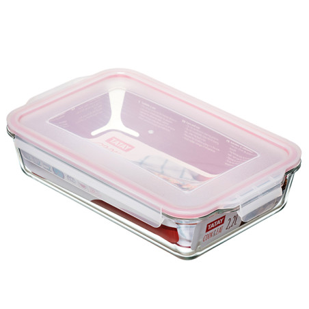 HERMETICO COOK&EAT VIDRIO RECTANGULAR