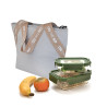 BOLSA PORTALIMENTOS GRIS