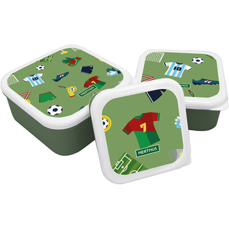 FIAMBRERA ALMUERZO INFANTIL FUTBOL SET-3