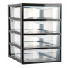 ORGANIZADOR 4 CAJONES EASY NEGRO