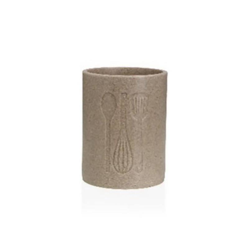 PORTAUTENSILIOS GRANDE COCINA BEIGE