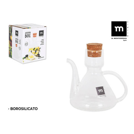 ACEITERA RUSTICA BOROSILICATO C/CORCHO