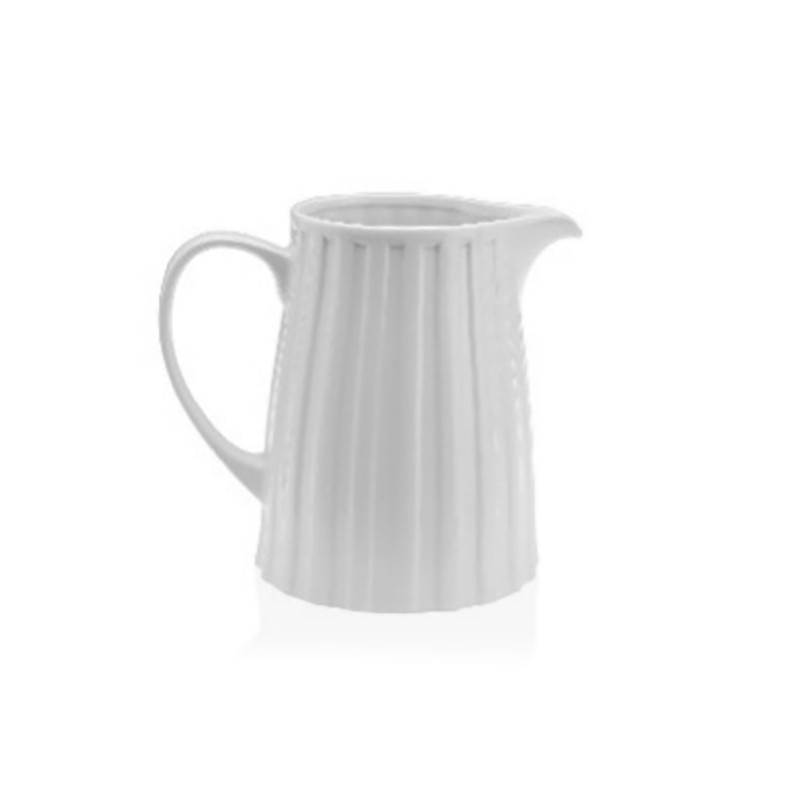 JARRA LECHE PORCELANA BLANCA