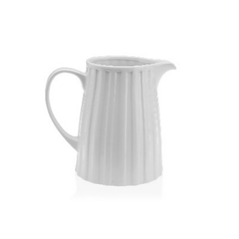 JARRA LECHE PORCELANA BLANCA