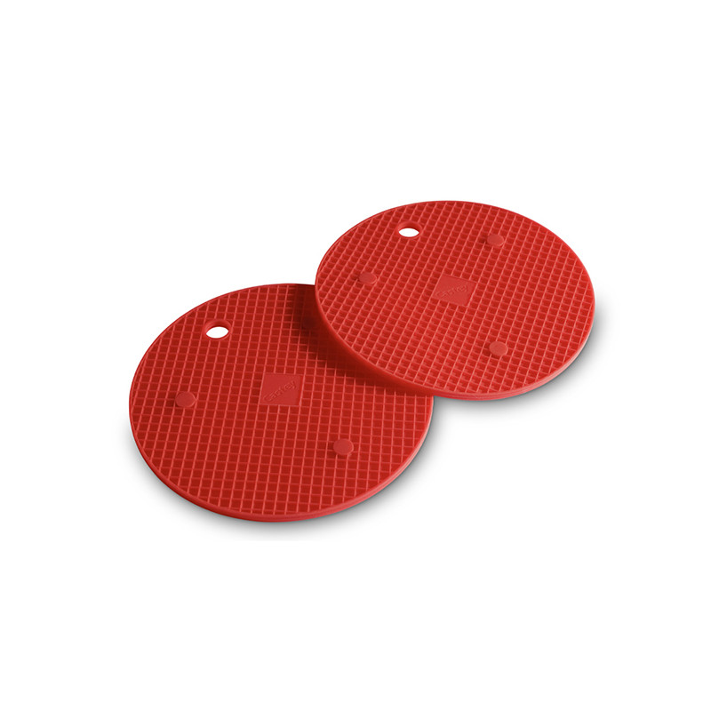 SALVAMANTEL SILICONA IMAN RED SET-2