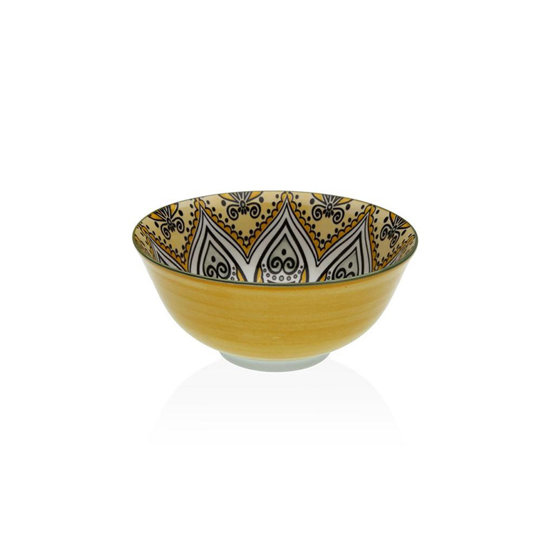 BOL PORCELANA AMARILLO SET-6