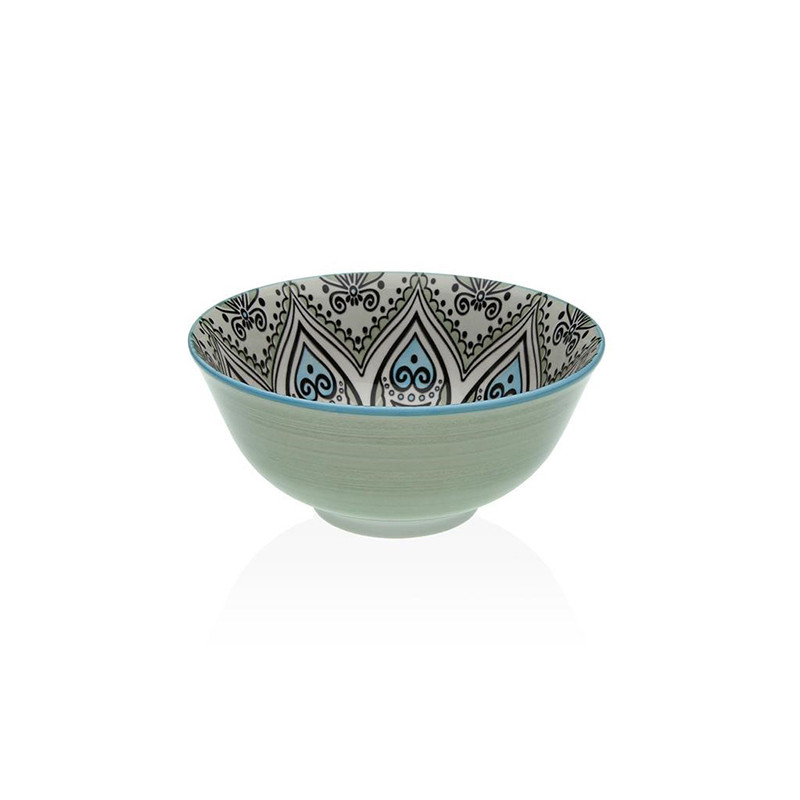 BOL PORCELANA VERDE SET-6