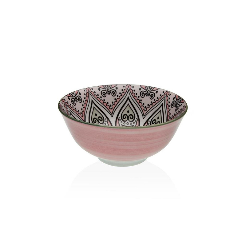 BOL PORCELANA ROSA SET-6