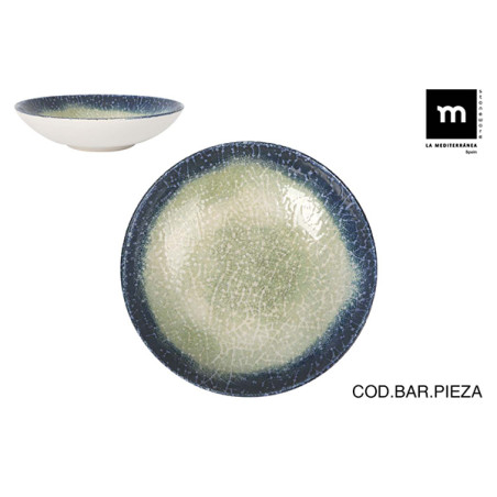 PLATO HONDO STONEWARE OLAF MONACO