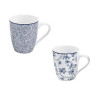 MUG PORCELANA ARMONIA AZUL
