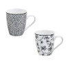MUG PORCELANA ARMONIA NEGRA