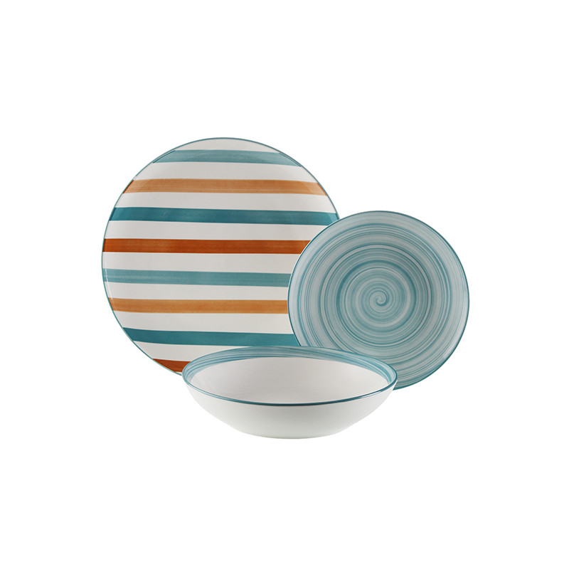 VAJILLA PORCELANA RAYAS