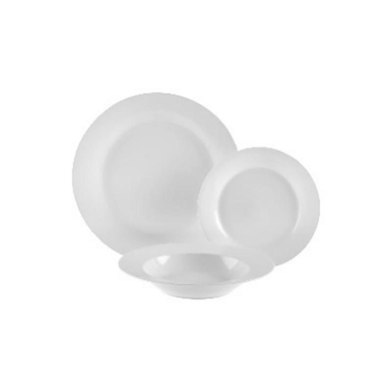 VAJILLA PORCELANA BLANCA