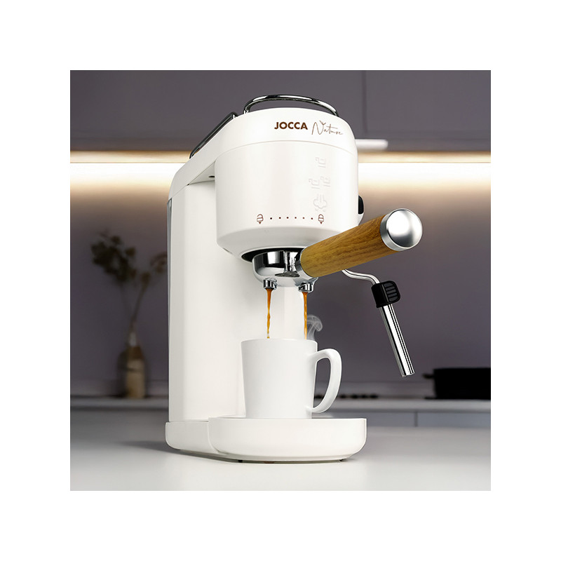 CAFETERA EXPRESO BLANCA 1000 ML 1400W