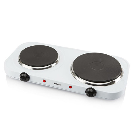 COCINA ELECTRICA DOBLE CON TERMOSTATO Y QUEMADOR