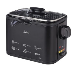 FREIDORA NEGRA INOX 1,3L