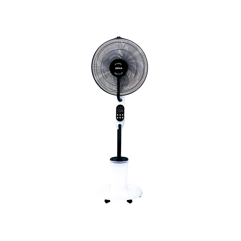 VENTILADOR PIE NEBULIZADOR 40CM CON RUEDAS Y MANDO