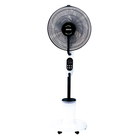VENTILADOR PIE NEBULIZADOR 40CM CON RUEDAS Y MANDO