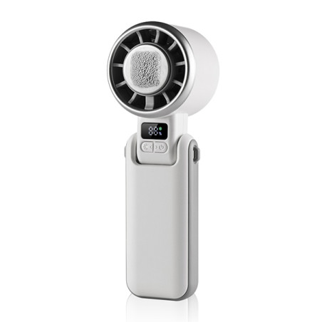 VENTILADOR MANO CON BATERIA 5V MODO HIELO BLANCO