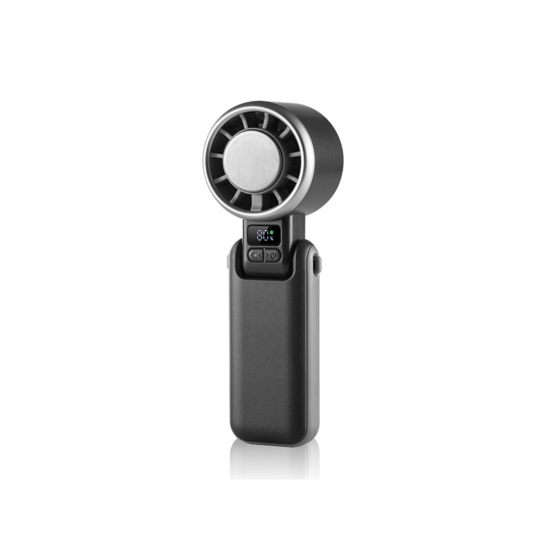 VENTILADOR MANO CON BATERIA 5V MODO HIELO NEGRO