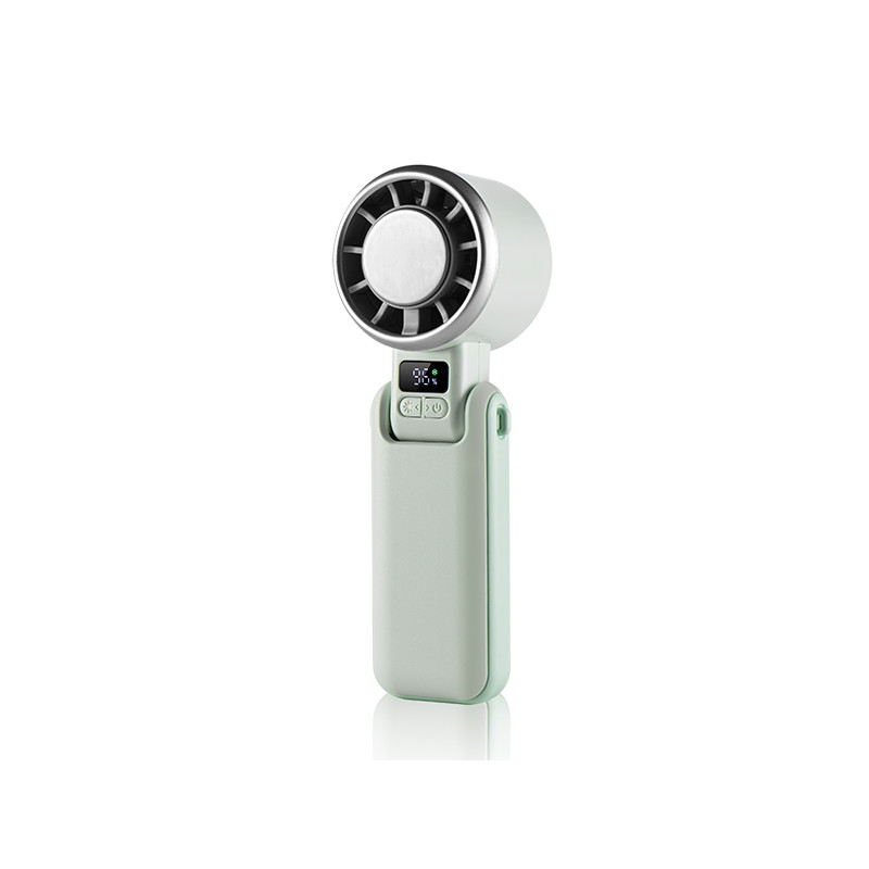 VENTILADOR MANO CON BATERIA 5V MODO HIELO VERDE