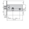 CERRADURA  EMBUTIR  MET  HN  OVAL